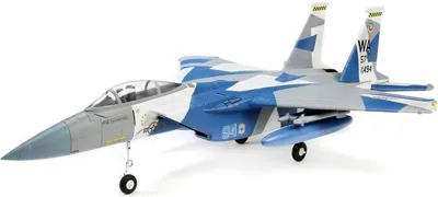 Zdjęcie produktu dla E-flite RC Aircraft Jet F-15 64mm BNF Basic z AS3X SAFE