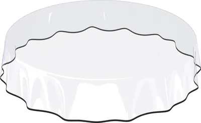 Produktbild von Tischdecke Klara Transparent Transparent Robust Wasserabweisend Rund 120 cm