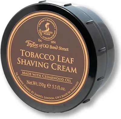 Image de Crème à raser Tobacco Leaf (150 grammes)