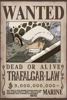 Produktbild von Poster One Piece Wanted Law Wano 38x52cm