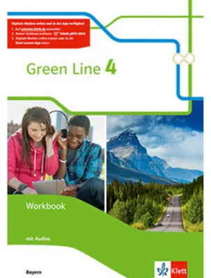 Produktbild von Green Line 4. Ausgabe Bayern. Workbook mit Audios 8. Klasse