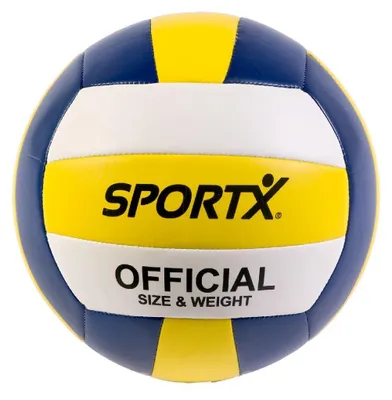 Produktbild von SportX Official Volleybal 22 cm Wit/Geel/Blauw