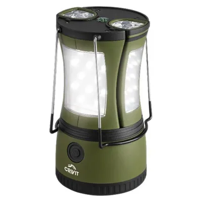 Produktbild von 2-in-1 Campinglampe mit Faltbügeln Vielseitige LED-Laterne für Outdoor & Zelten GRÜN | CRIVIT
