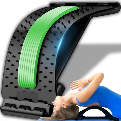 Produktbild von Rückendehner Rückenstrecker Back Stretcher Rückentrainer zur Haltungskorrektur Rückenmassage Rückenmassagegerät Schmerzlinderung Unterstützung Retoo