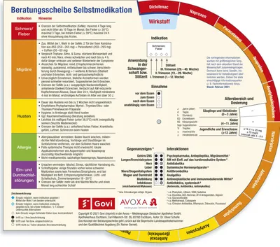 Produktbild von Beratungsscheibe Selbstmedikation