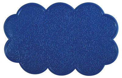 Produktbild von MSV 3700703949008, Blau, Einfarbig, Oval, Polyvinylchlorid (PVC), 14,5 x 9 cm