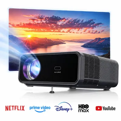 Produktbild von Kiano Ultra Smart Projektor Full HD 1400 ANSI Android Autofokus bis 300 Zoll, KI-generiertes Bild