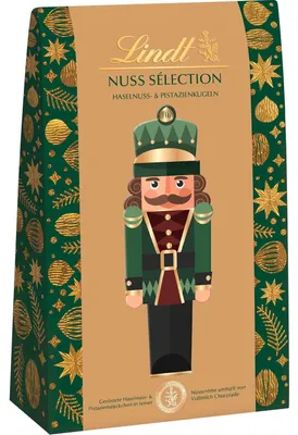 Produktbild von Lindt Nuss Sélection Pistazien- & Haselnusskugeln Tasche 127g