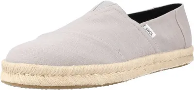 Produktbild von Toms Alpargata Rope 2.0 Herren Recycelte Baumwolle Espadrille Turnschuhe Grau – 9 Großbritannien - 43 EU - 10 US / Grau