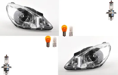 Produktbild von Scheinwerfer passend für Hyundai i10 01/08-01/11 + Leuchtmitt. Satz links rechts 921010X020 921100X020 921020X020 921200X020 Johns