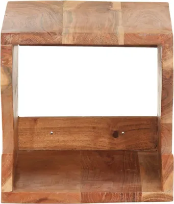 Obrázek produktu pro vidaXL Nástěnný stojan na kola 35x25x25 cm Akátové masivní dřevo