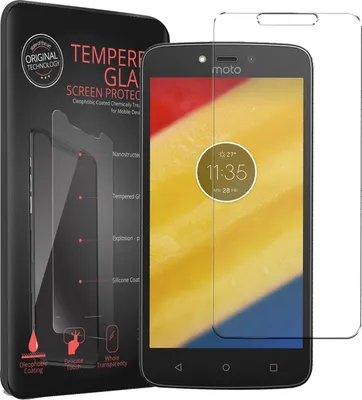 Immagine prodotto di 2x vetro blindato per la protezione dello schermo in vetro di Motorola Moto C