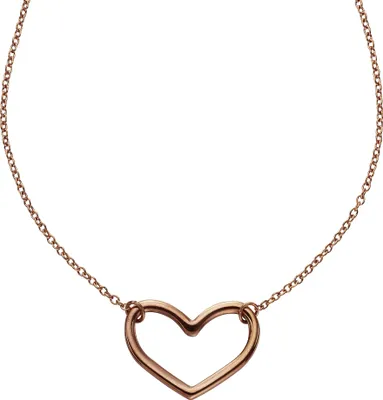 Produktbild von Zeeme Stainless Steel Collier Edelstahl rosé vergoldet Herz