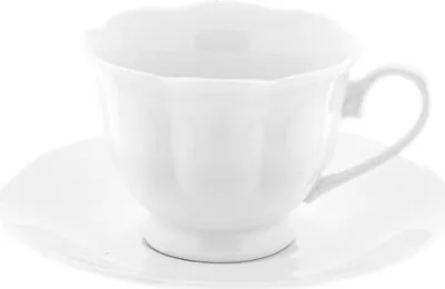 Produktbild von 12-teiliges Mokkatassen-Set aus hochwertigem Porzellan - 90 ml, Weiß