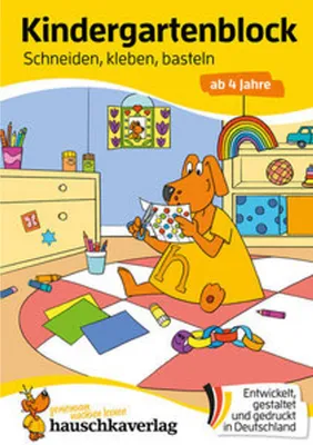 Produktbild von Kindergartenblock ab 4 Jahre - Schneiden, kleben, basteln