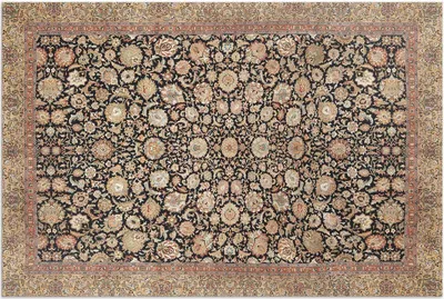 Produktbild von Vintage von Pfingstrose Rose Blumen – Vinylteppich – 100x150 cm – Outdoor Teppich – Terrasse – Wetterfest – Modern