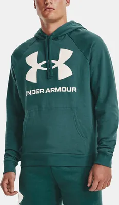 Immagine prodotto di Felpa UA Rival Fleece Big Logo HD-GRN