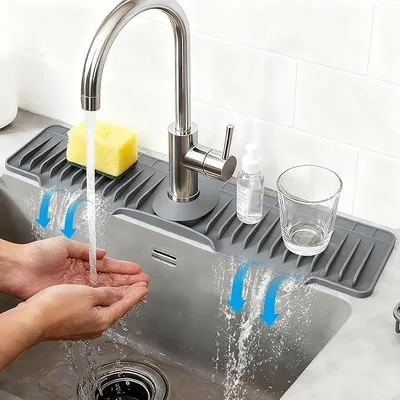 Productafbeelding van 16 Inch Keukenkraan Mat voor Waterafvoer
