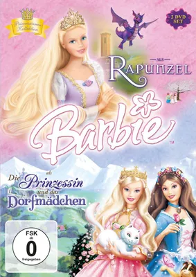 Produktbild von PLAION Barbie als die Prinzessin und das Dorfmädchen / Barbie als Rapunzel, Zeichentrickfilm/Cartoon, DVD, Deutsch, 168 min, Deutsch, Englisch, 02/01/2026