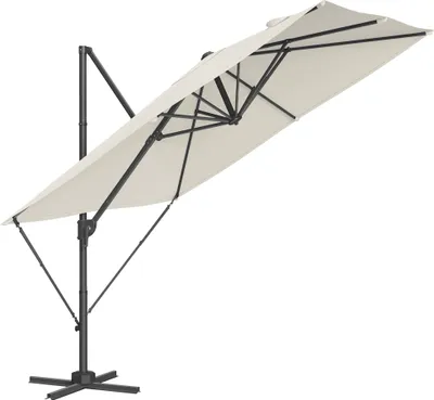 Produktbild von SONGMICS Sonnenschirm, 270 x 270 cm,  UPF 50+, Gartenschirm, um 360° drehbar