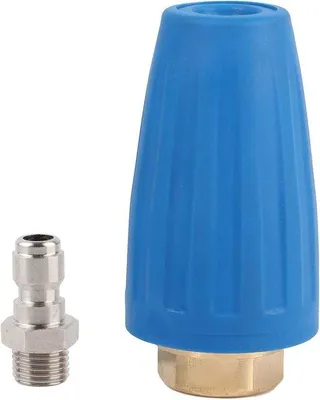 Immagine prodotto di Idropulitrice ad alta pressione da 3000 PSI - Ugello turbo - Attacco rapido da 1/4'' - Set di ugelli per mattoni e superfici in calcestruzzo