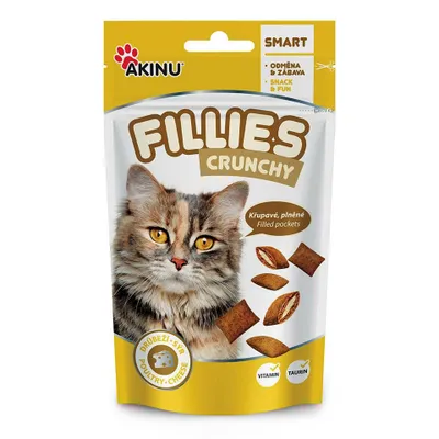 Obrázok produktu pre Akinu FILLIES Hydina so syrom plnená v kapsičkách pre mačky 50 g