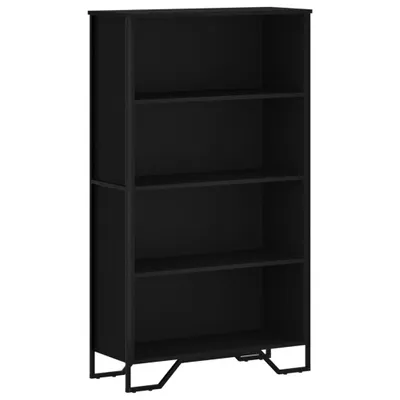 Obrázek produktu pro vidaXL Regál na knihy černý 80x31x137,5 cm Materiál na bázi dřeva