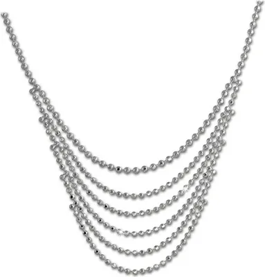 Produktbild von SilberDream Collier Echt 925 Silber 47cm Damen Halsschmuck silber D2SDK27042J