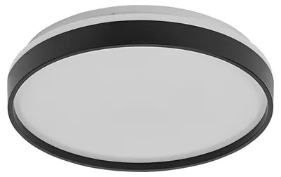 Produktbild von OSRAM LED-Deckenleuchte, 24W, 3000K, 1450lm, warmweiß, IP20, schwarz, Ø38,5cm