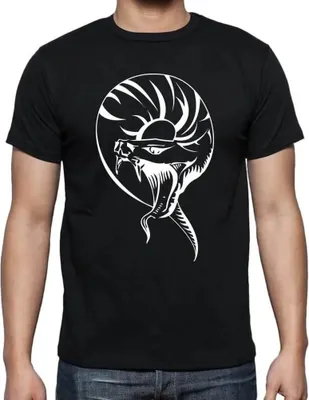 Produktbild von Herren Grafik T-Shirt Stammes-Schlangen-Tattoo 1 – Tribal Snake Tattoo 1 – Öko-Verantwortlich Vintage Jahrgang Kurzarm Lustige Druck Geburtstag