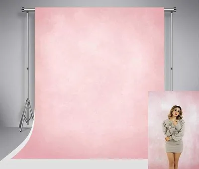 Image de Fond rose en microfibre, 1,5 x 2,2 m, pour les photos de bébé