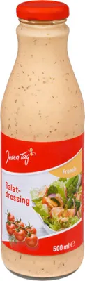 Produktbild von Jeden Tag Salat-Dressing French (500ml Flasche) + usy Block