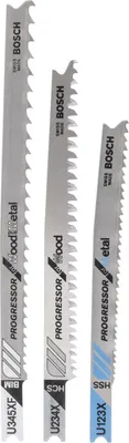 Produktbild von Bosch 2 607 010 516, Stichsägeblatt, Metall, Kunststoff, Holz, 3 Stück(e)