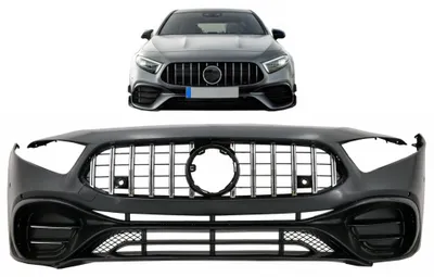 Produktbild von Stoßstange für Mercedes A-Klasse W177 Schrägheck / V177 Limousine 2018-2022 A45 Design Kühlergrill.