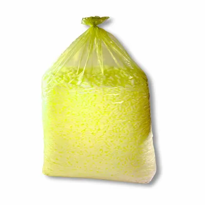Produktbild von 200x Müllsäcke 240 L 630 + 520 x 1500mm Typ 40 = 24 my HDPE stabil gelb
