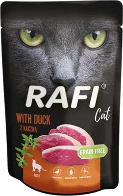 Produktbild von Dolina Noteci Rafi Cat Adult Kaczka - Mokra Karma dla Kota - 100g