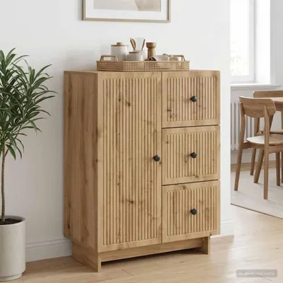 Obrázok produktu pre vidaXL Komoda Artisan – dub 66 x 34,5 x 90 cm drevotrieska