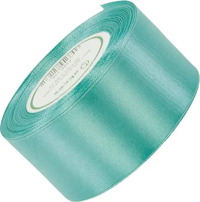 Produktbild von Satinband 50 mm - Türkis - 32 Meter