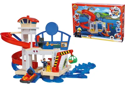 Produktbild von Simba Feuerwehrmann Sam neue Wasserwacht, Spielgebäude