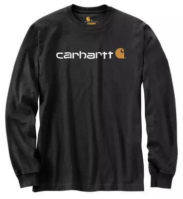 Zdjęcie produktu dla CARHARTT Odzież Carhartt Logo z długim rękawem czarny Czarny Rozmiar