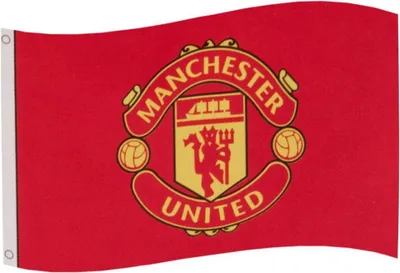 Image de Manchester United FC - Drapeau TA4608 (taille unique) (Rouge)