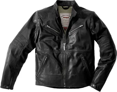 Produktbild von Spidi Garage Motorrad Lederjacke, schwarz, 52