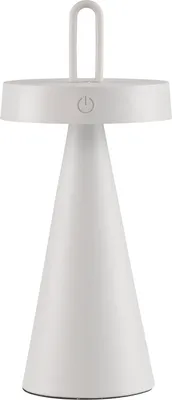 Produktbild von LED-Tischlampe - H 28,9 cm - Weiß - Kunststoff - Silikon - dimmbar