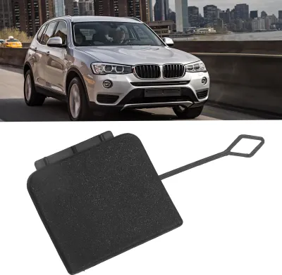 Image de Couverture de crochet de remorquage de pare-chocs arrière de voiture, capuchon à œillet 51127338752, remplacement pour X3 F25 2014-2017