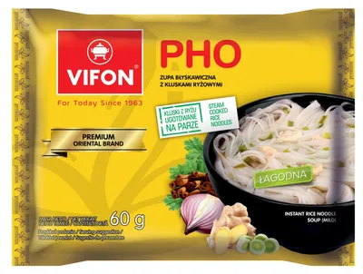 Image de VIFON PREMIUM Soupe vietnamienne PHO aux nouilles de riz 60 g