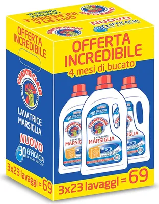 Produktbild von Chanteclair, Waschmittel für Marseille Duft - Format 1150 ml x 6