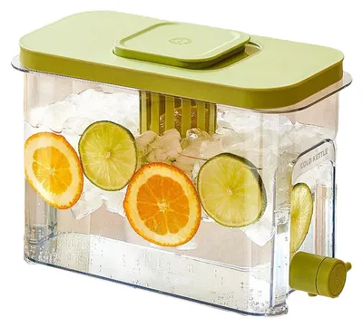 Immagine prodotto di Elzusha - Dispenser per bevande per frigorifero con rubinetto