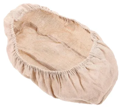 Produktbild von Gärkörbchenbezug - Atmungsaktive Stoffeinlage für Sauerteig - Brotbacken - 38,00 x 9,00 x 5,00 cm