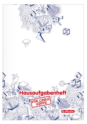 Produktbild von Herlitz 11325834, Blau, Weiß, 48 Blätter, A5, 80 g/m², Karton, Papier, 1 Stück(e)