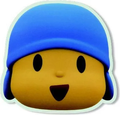 Produktbild von Pocoyo PCY-MP-HEAD-1, Schwarz, Blau, Gelb, 18 cm, 20 cm, 3 mm
